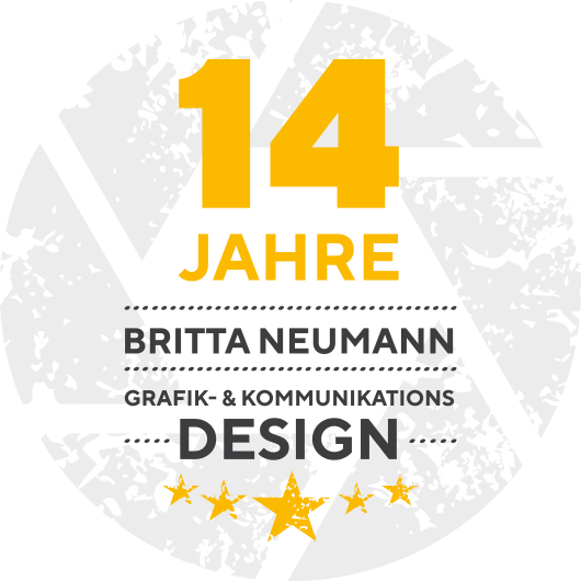 Britta Neumann, Grafik- und Kommunikationsdesign, 14 Jahre